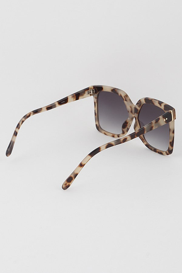 Oversized Designer Inspired Square Sunglasses